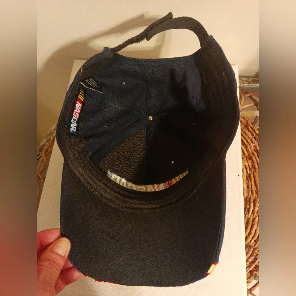 Nascar blue snap back men's hat